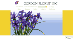 Desktop Screenshot of gordonfloristinc.com